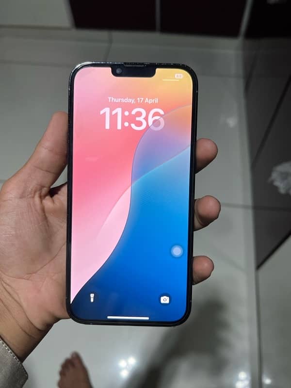 i phone 13 pro max with box full original pta approved (GB) 512 3