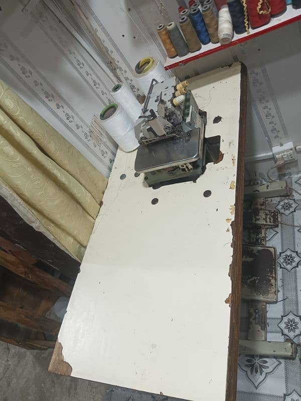 overlok machine sarvo moter complete lo or chalao 2