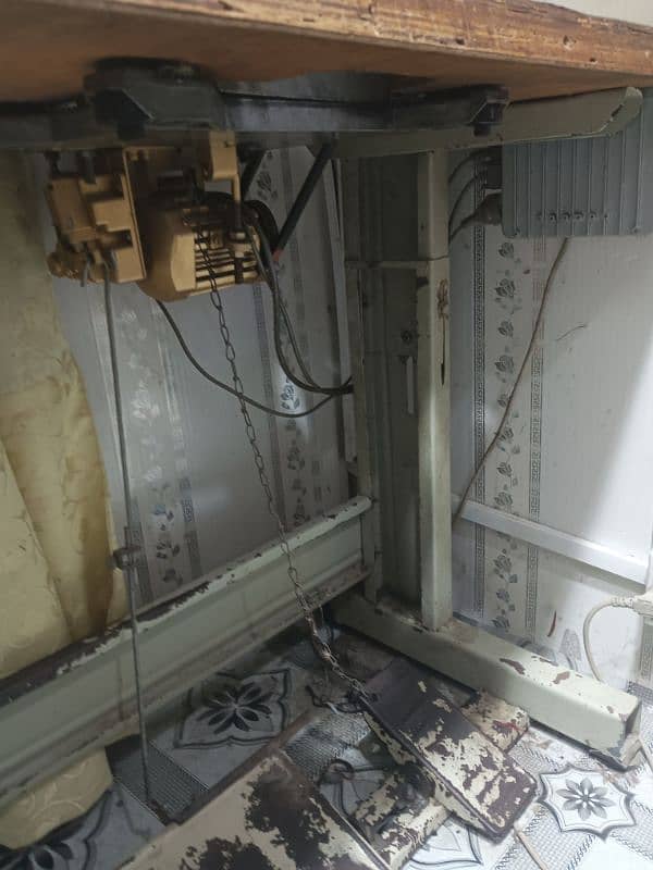 overlok machine sarvo moter complete lo or chalao 3