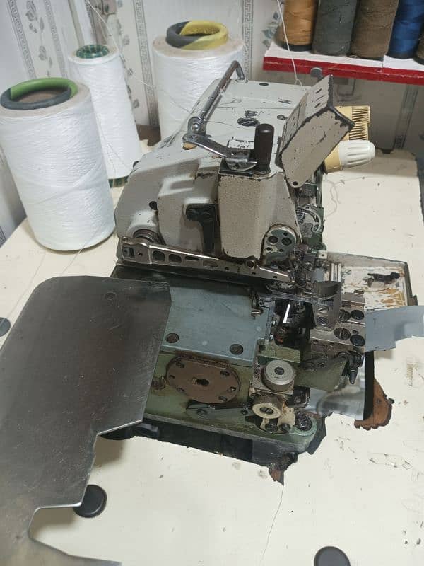 overlok machine sarvo moter complete lo or chalao 5