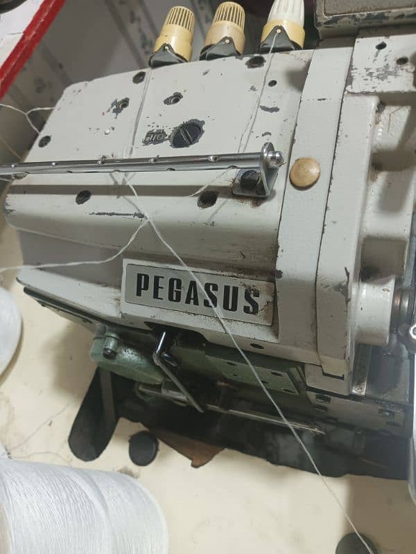 overlok machine sarvo moter complete lo or chalao 7