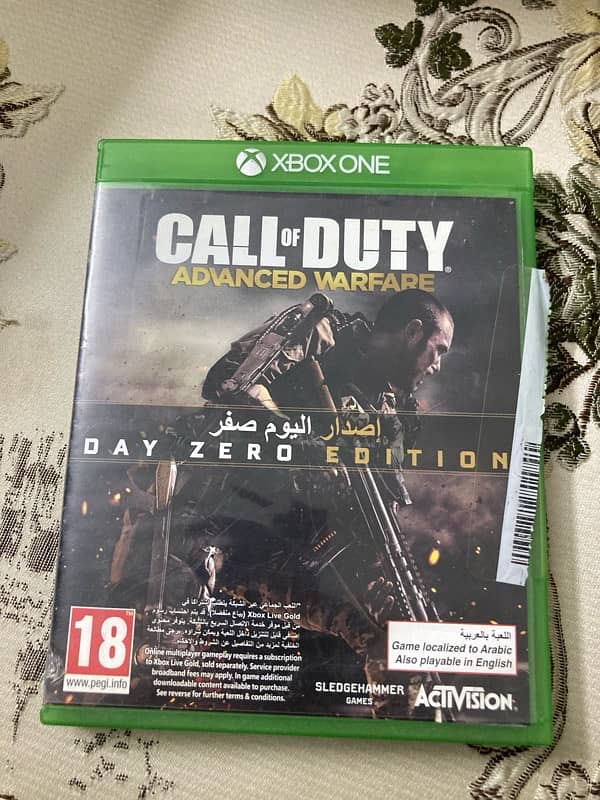 call of duty advanced warfare Xbox one used 0