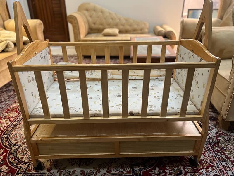 baby swing + cot 2 in 1 2