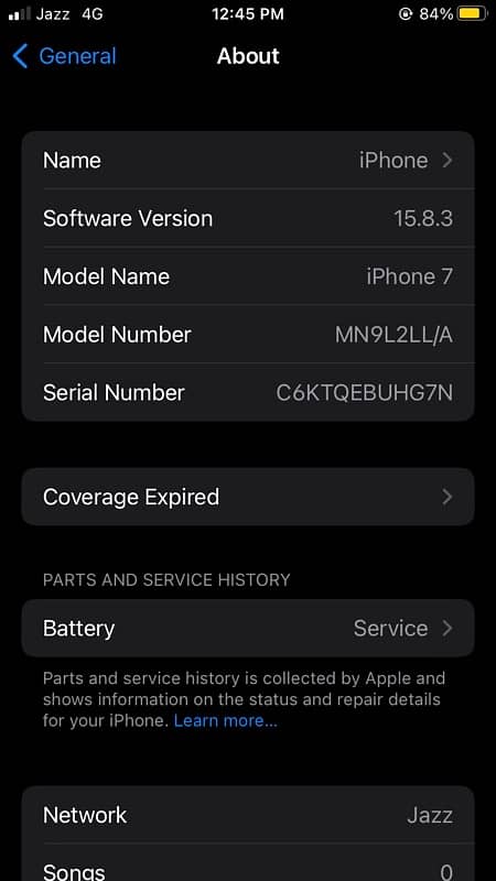 iPhone 7 128 gb condition 10/9 box not available 7