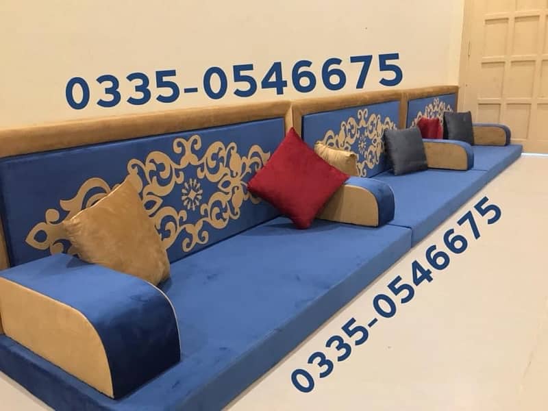 Noman Arabic Majlis - Arbi Majlis Sofa Bethak Setting 5