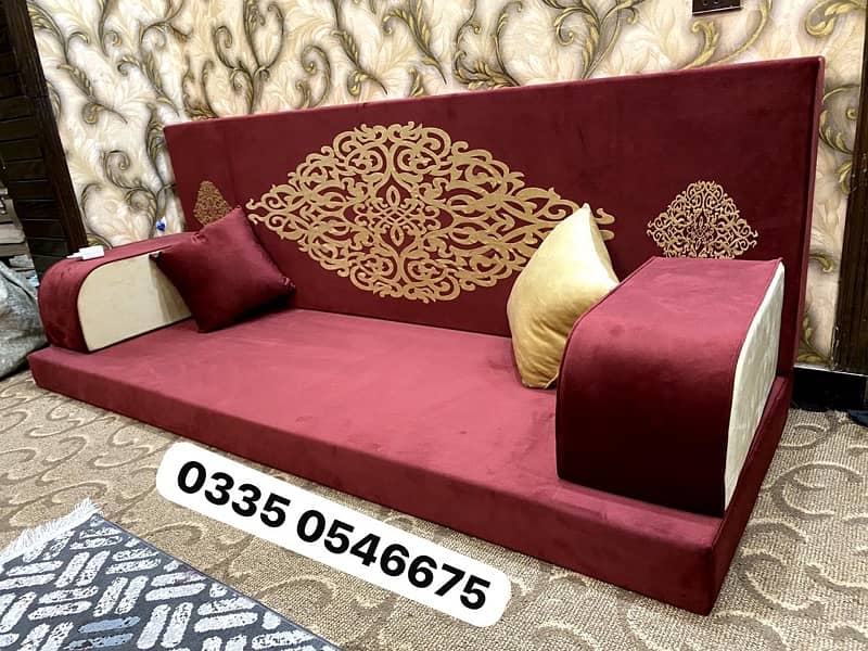 Noman Arabic Majlis - Arbi Majlis Sofa Bethak Setting 6