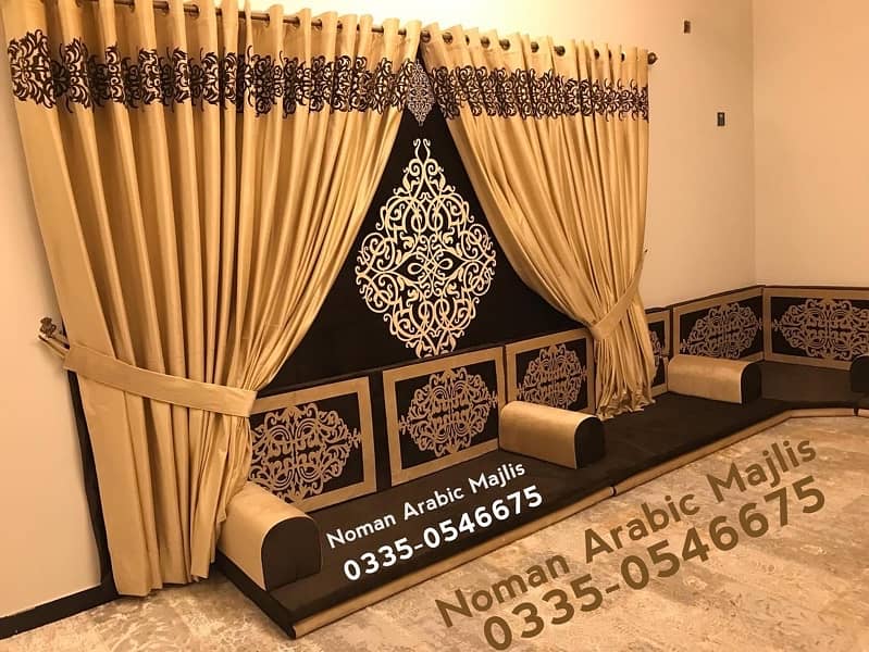 Noman Arabic Majlis - Arbi Majlis Sofa Bethak Setting 10