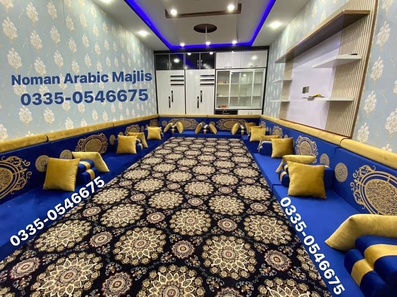 Noman Arabic Majlis - Arbi Majlis Sofa Bethak Setting 11