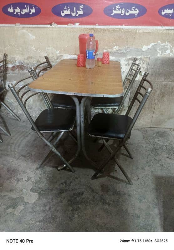 chair and table set 4