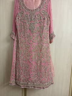 heavy work on shirt and dupatta