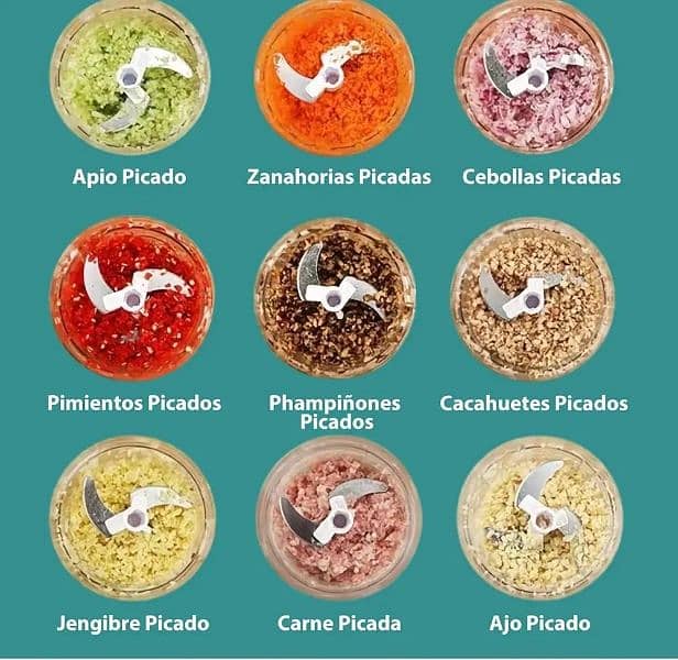 10psc manual food chopper 3