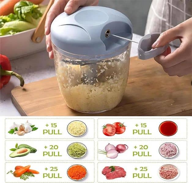 10psc manual food chopper 4