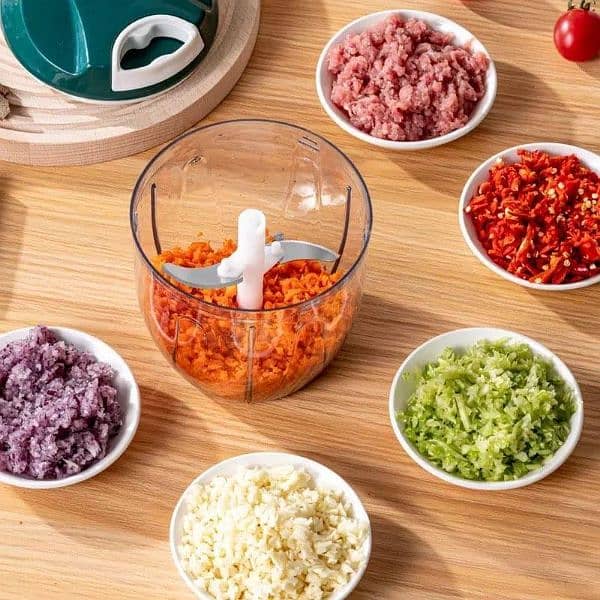 10psc manual food chopper 5