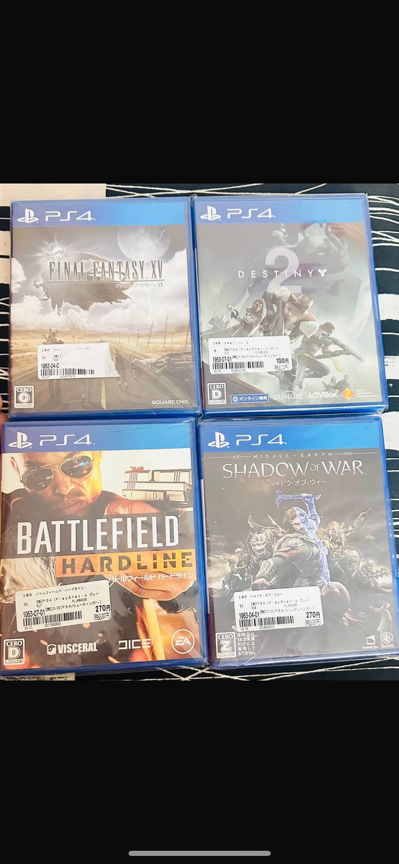 PS4 discs on sale!! Japan imported 0