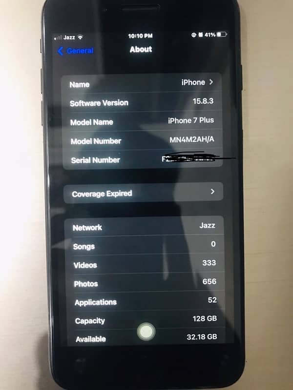 IPHONE 7+ PTA APPROVED 128gb only serious buyers exchange possible 0