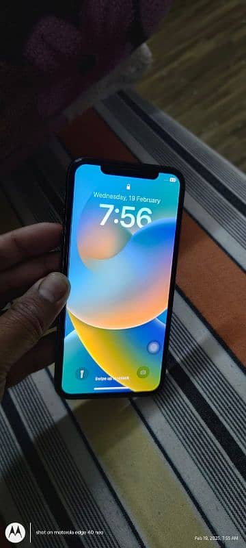 Iphone X 256 gb [Pta Approved] with box 1