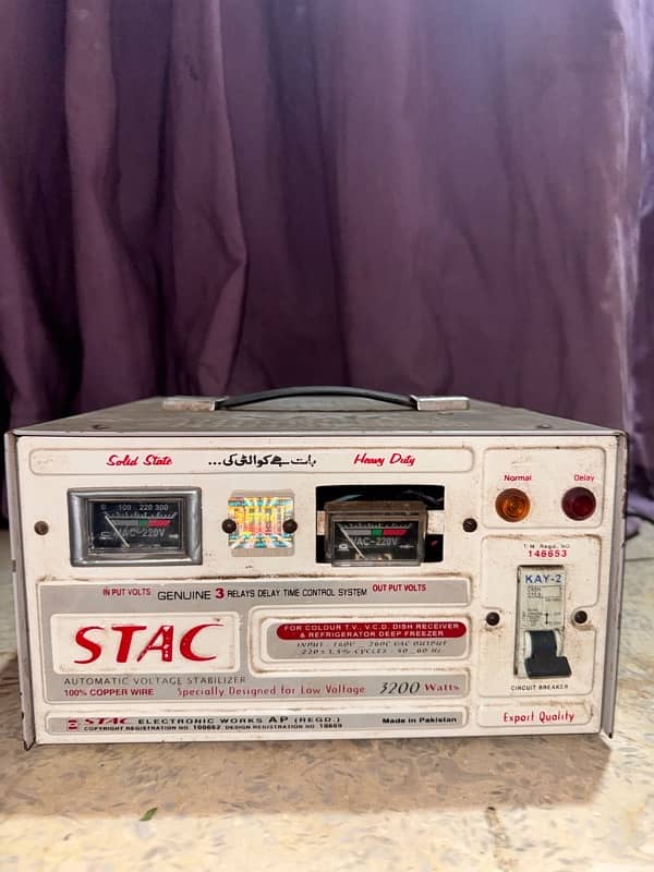 stabilizer  stac heavy duty 3200watts 0