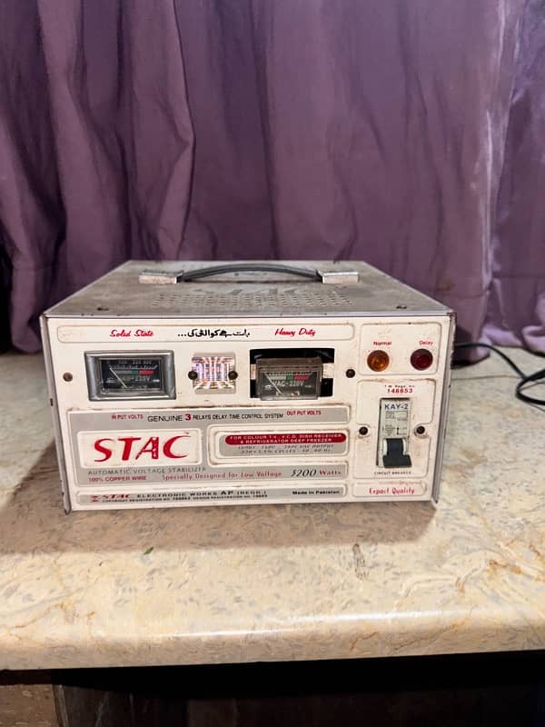 stabilizer  stac heavy duty 3200watts 1
