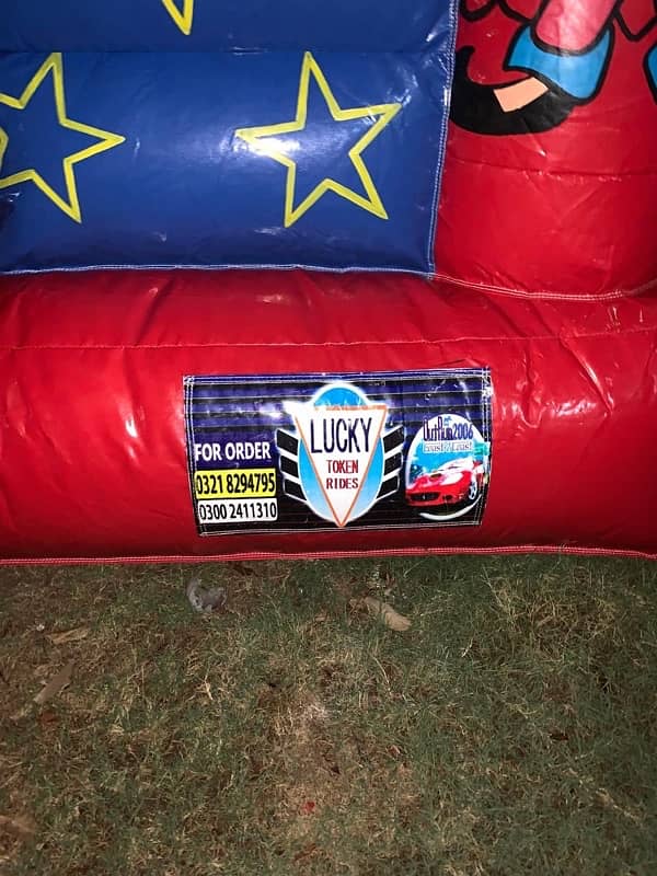 token rides / jumping castle / slides / jhuly / kids /kiddi 3
