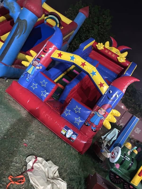 token rides / jumping castle / slides / jhuly / kids /kiddi 4