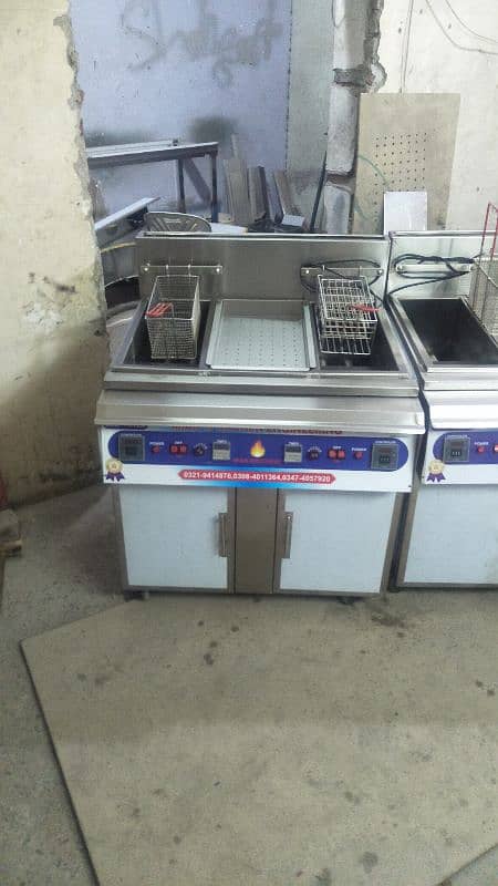 Deep Fryer Double 16liter With Chipdam 1