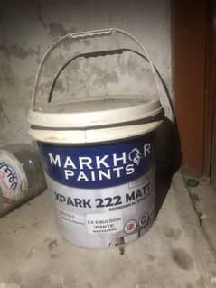 markhor paints xpark 222 matt color white