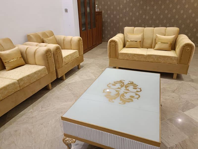 6 seater sofa / drawing room sofa /poshish sofa 5