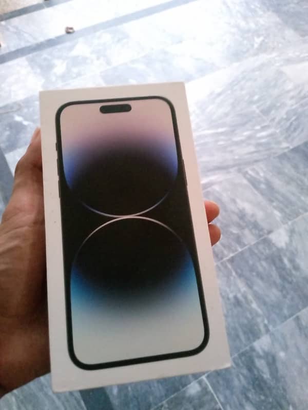 Iphone 14 pro max 128 gb non pta with box  black color for sale 0