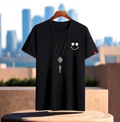 Mens Black Graphic Sublimation T-Shirt