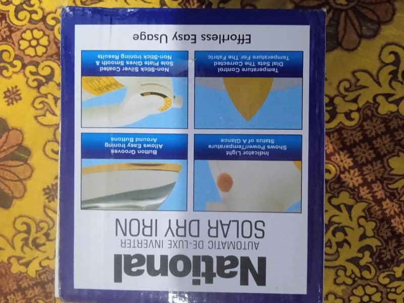 1x new national solar dry iron 3