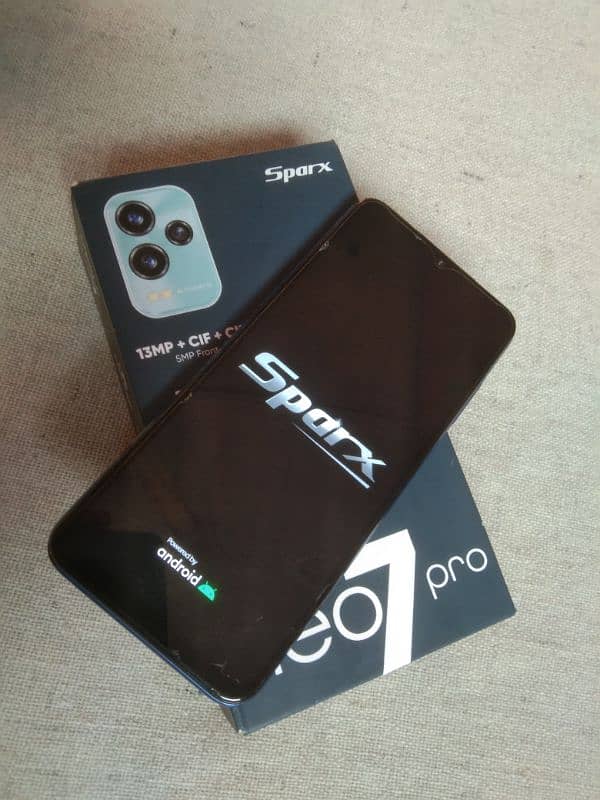 Sparx Neo7pro 4/64 Box, Charger PTA Approved fix Price No Bargaining 1