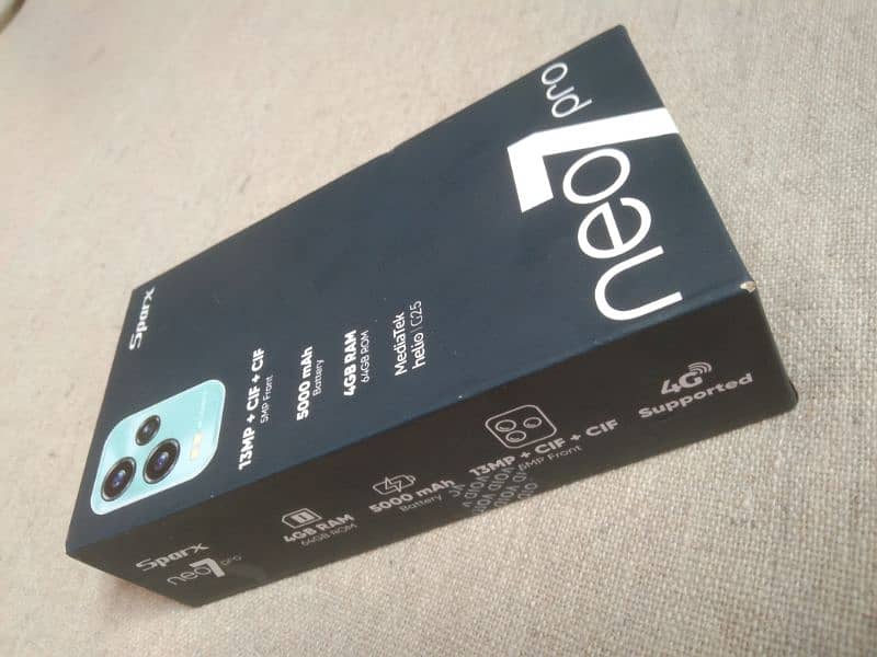 Sparx Neo7pro 4/64 Box, Charger PTA Approved fix Price No Bargaining 6