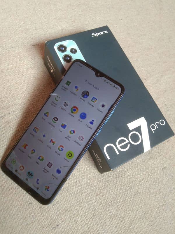 Sparx Neo7pro 4/64 Box, Charger PTA Approved fix Price No Bargaining 8