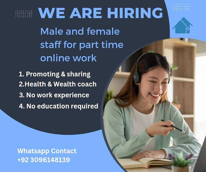 Work from home | Part time job 0