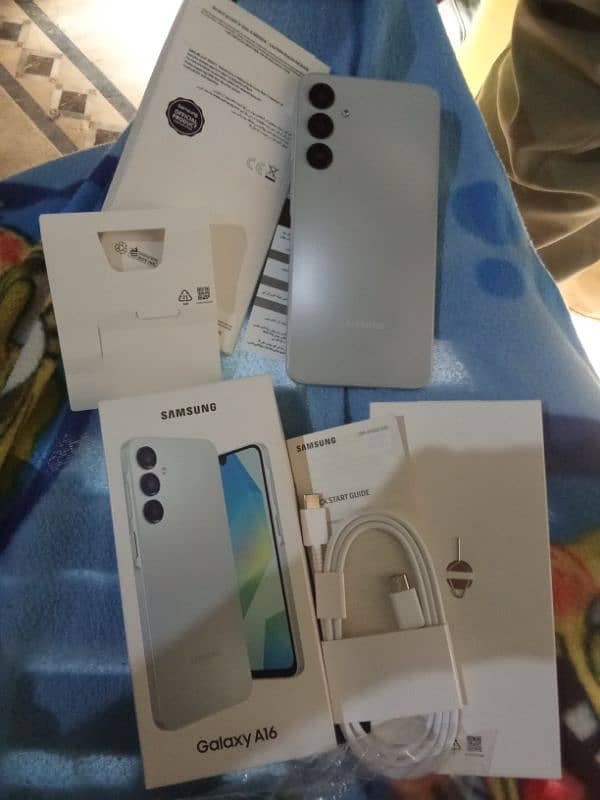 Samsung A16 8/256 brand new condition just box open 4