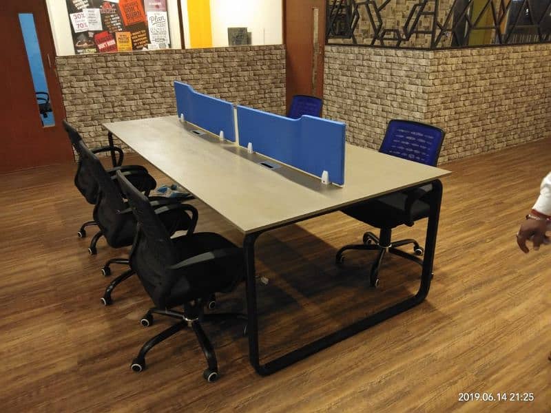 Computer Office Workstation Tables and Chairs 2