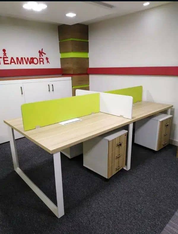 Computer Office Workstation Tables and Chairs 6