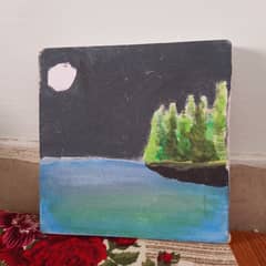 "Serene Night Landscape Painting for Sale