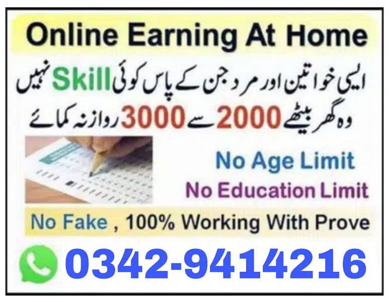 part time job available, online earning, homework 0