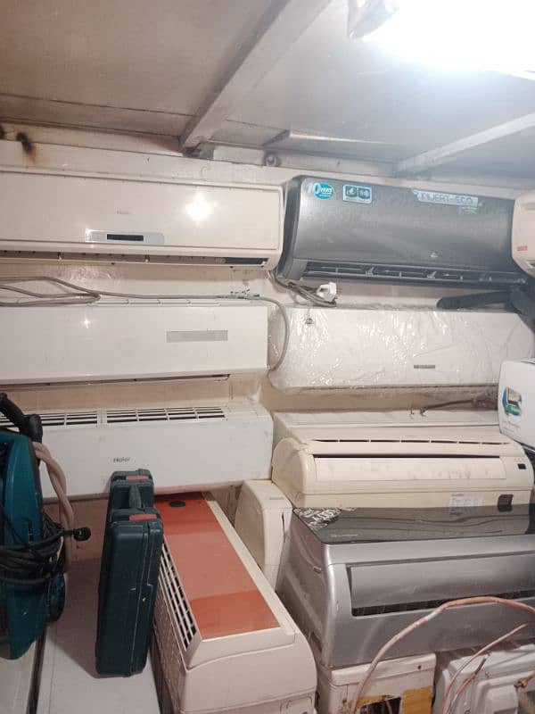 split AC  available 1.5 ton 1 ton Haier Dawlance 0