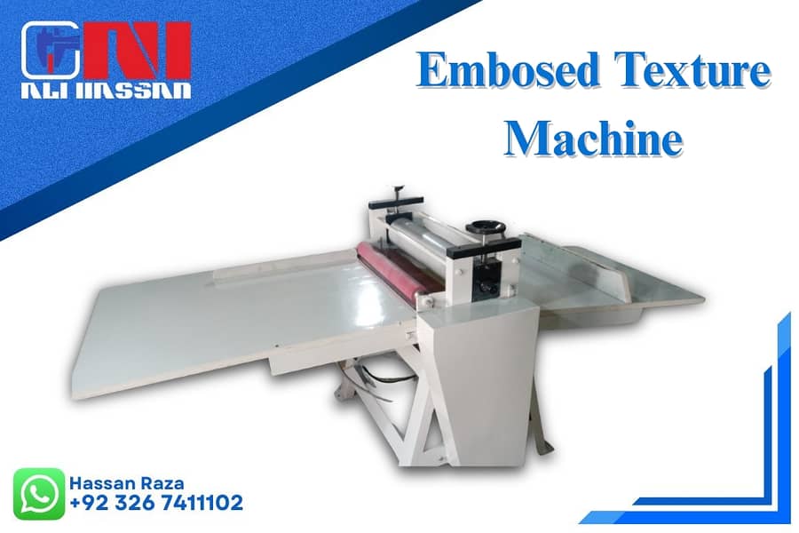 Embossed Texture Machine/Texture Paper Machine/Embossing Machine 7