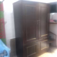 cupboard n glass trolly
