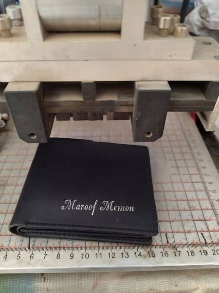 Foil Name Printing  Machine on wallet keychain and diary 0
