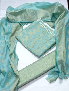 3 pcs women's unsttiched suit 03414978720