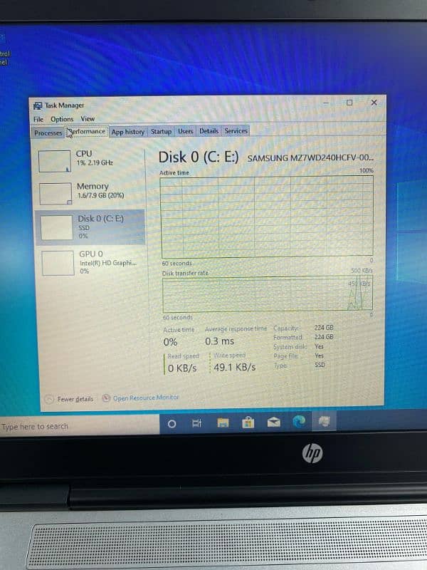 HP I5-6TH (8/256) (15" screen size) 7