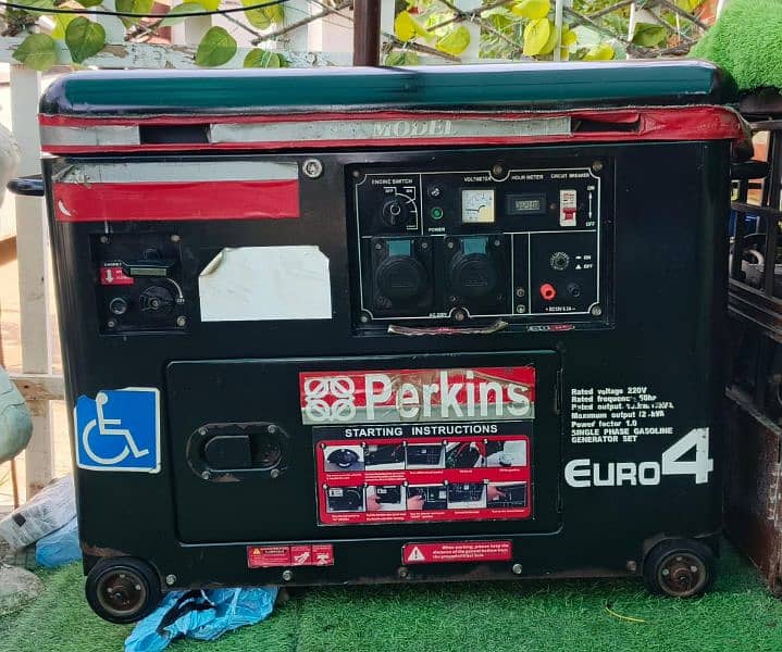 GENERATOR 10KVA (SOUND PROOF PERKINS CONOPY ) 0