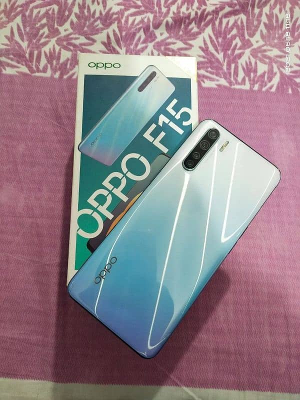 oppo  f15 for sell good condition 10/9 1