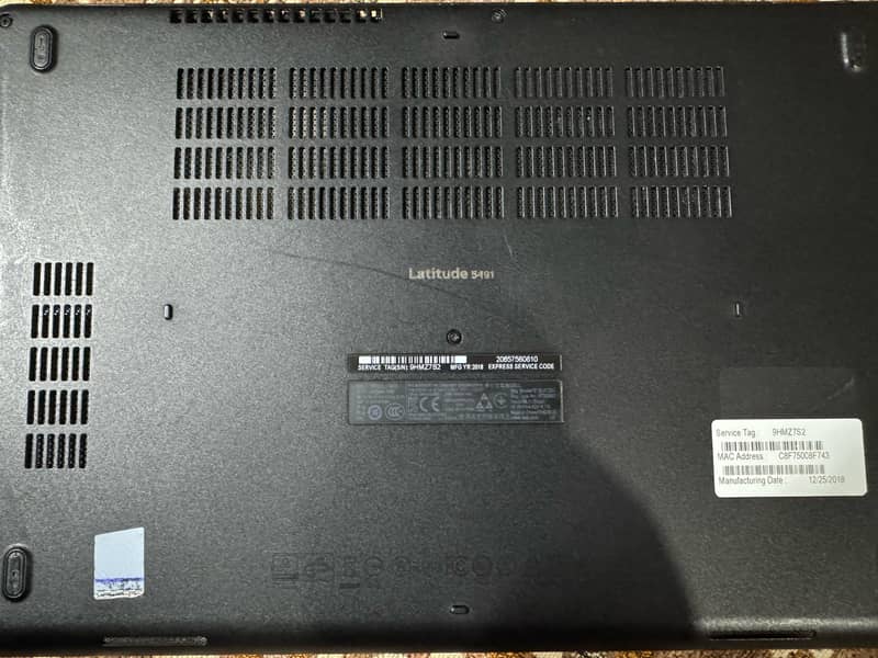 Dell Latitiude Core i5 8th Generation 7