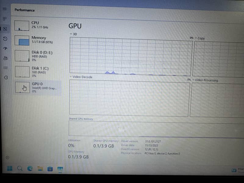 Dell Latitiude Core i5 8th Generation 10