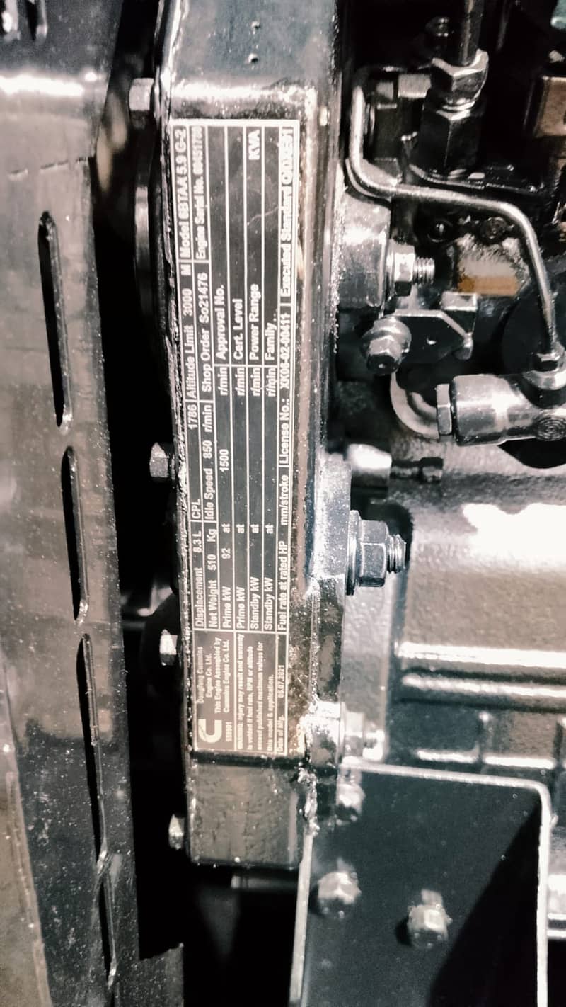 Cummins 125 KVA Diesel Generator – Slightly Used 10